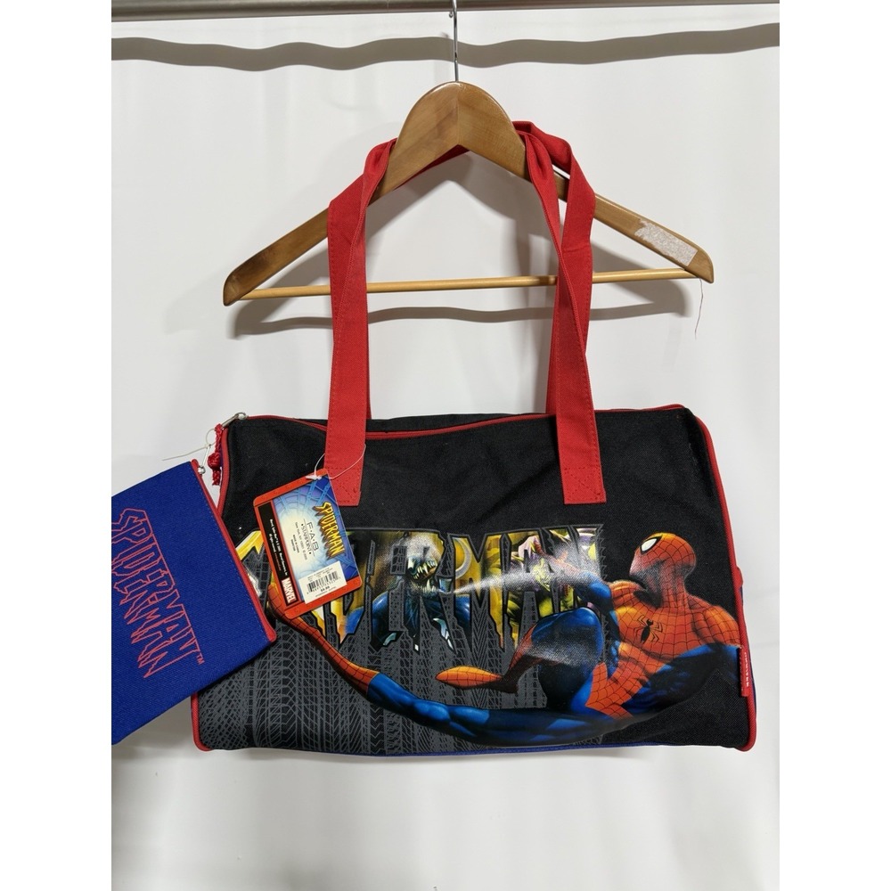 Y2K Spiderman Bag Small Duffle Tote Bag Vintage Kids 2005 New With Tag Fast Ship